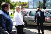 Андрей Воробьев передал 36 машин неотложной помощи водителям и врачам из разных муниципалитетов Подмосковья