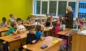 В Шаховской гимназии состоялось первое занятие с будущими первоклассниками в рамках предшкольной подготовки