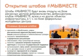 Информационная справка о деятельности штабов #МЫВМЕСТЕ