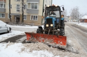 Первые снегопады показали готовность дорожных и жилищно-коммунальных служб к работе в зимних условиях в поселке Шаховская