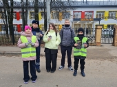 В городском округе напомнили о важности использования фликеров.