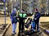 В муниципальном округе автоинспекторы провели рейды, направленные на обеспечение безопасности пешеходов