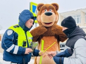 В Шаховской пешеходам напомнили о дорожной безопасности