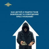 Как детей и подростков вовлекают в совершение преступлений? 